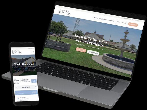 Assisted Living Website Example