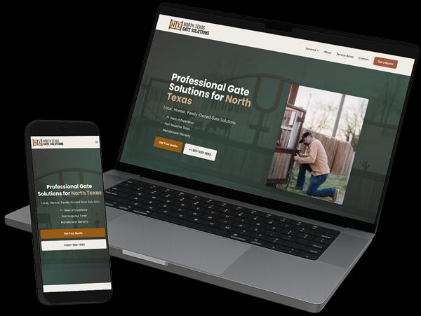 Automatic Gate Repair Website Example