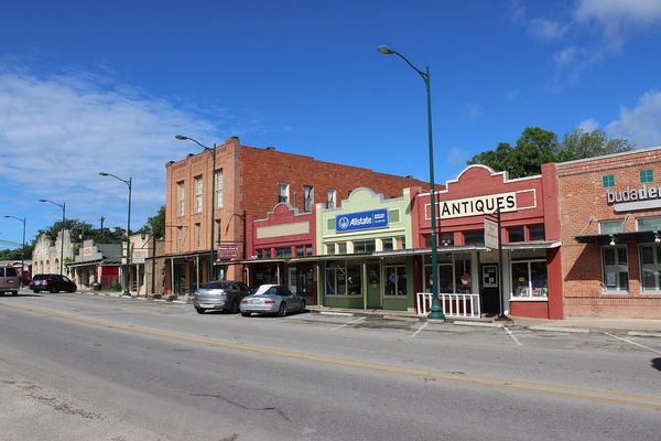 Historic downtown Buda, Texas