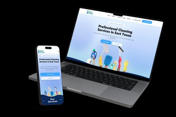 Cleaning Service Website Example