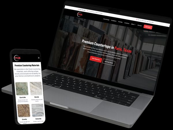Countertop Website Example