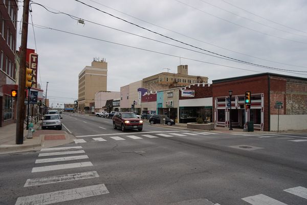 Historic downtown Greenville, Texas