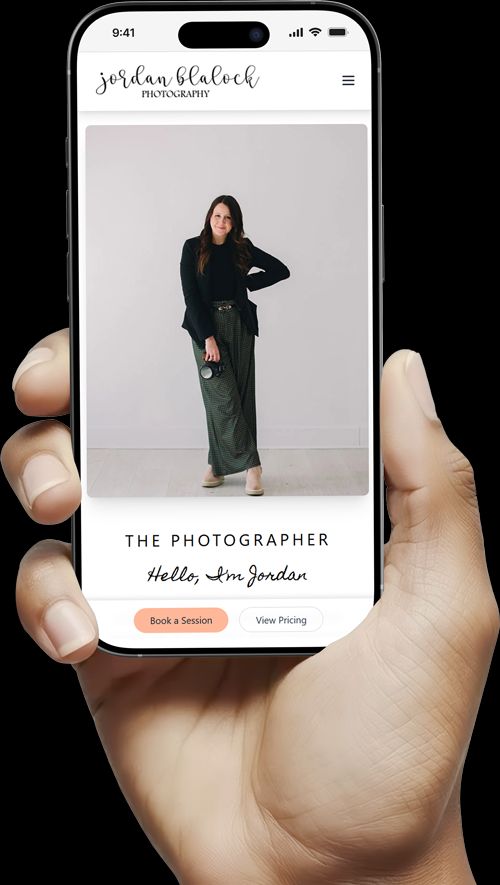 Jordan Blalock Photography Website Preview