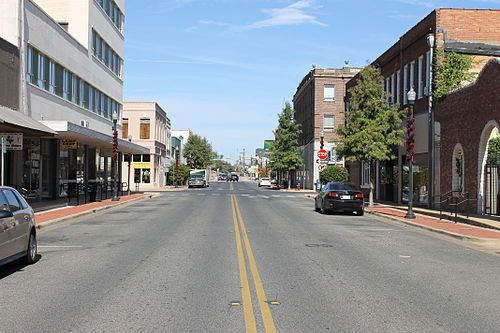 Lufkin Texas downtown and East Texas Piney Woods