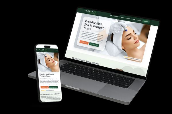 Med Spa Website Example