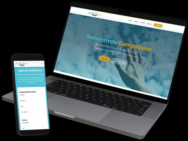 Non-Profit Website Example