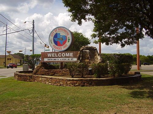 Rosenberg Texas downtown and Fort Bend County community
