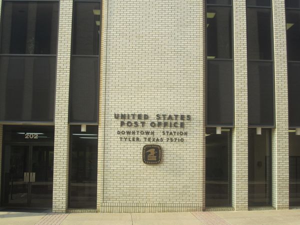 U.S. Post Office in downtown Tyler, Texas